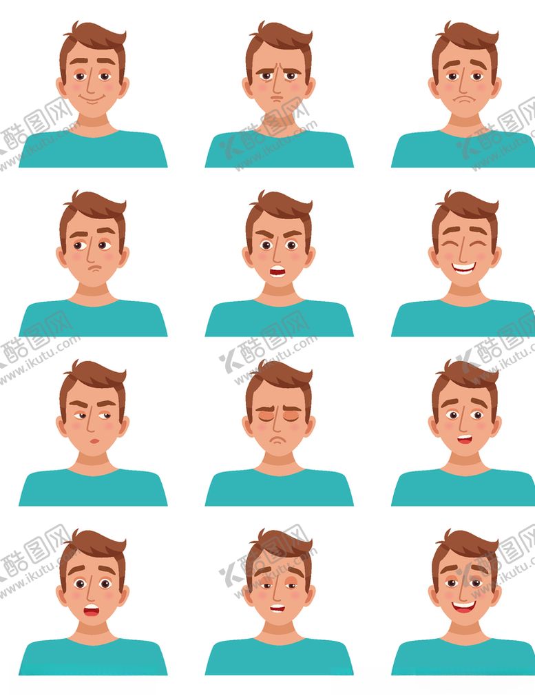 编号：25334807131818279823【酷图网】源文件下载-不同表情