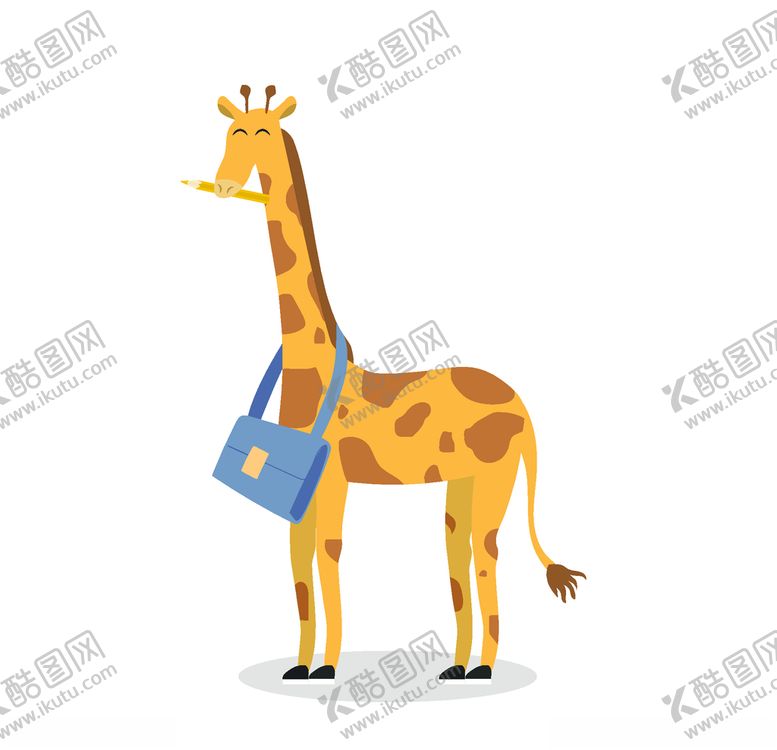 编号：91635709281247514934【酷图网】源文件下载-卡通长颈鹿