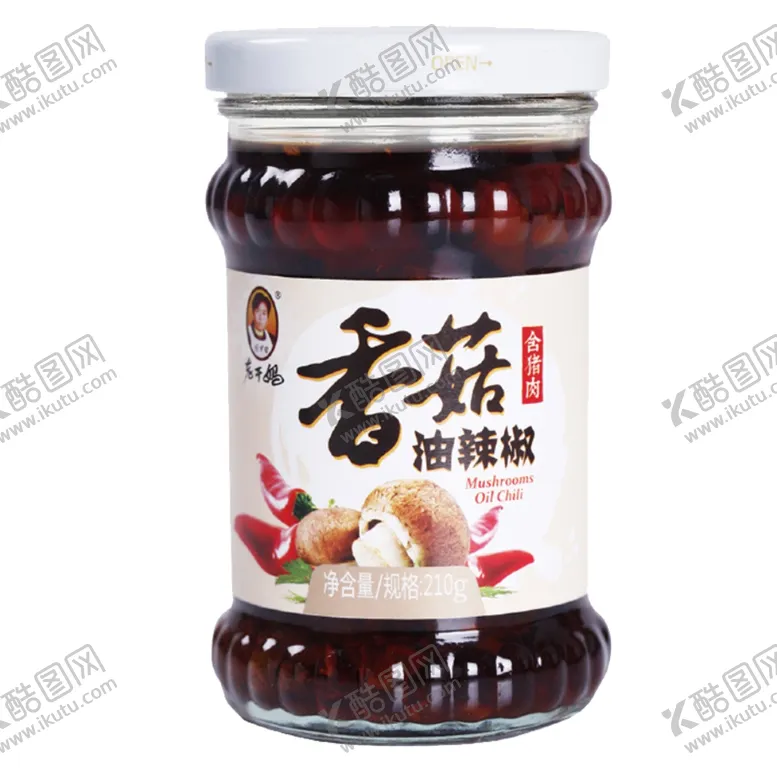 编号：10612503140245543266【酷图网】源文件下载-老干妈香菇油辣椒