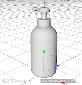 C4D模型沐浴露