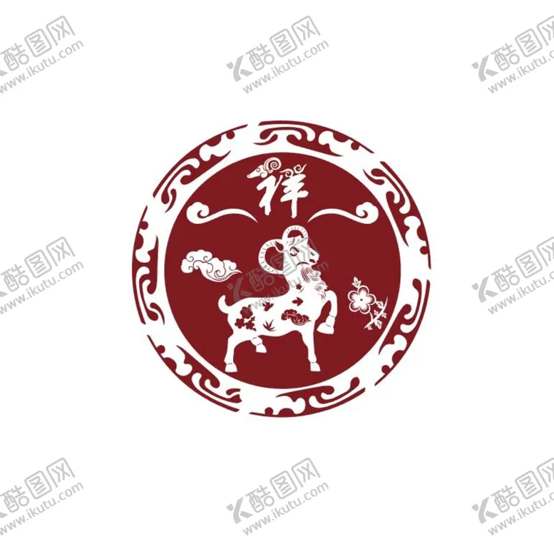 编号：60821309130032286493【酷图网】源文件下载-羊蝎子 logo