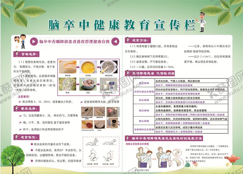 编号：90166209211110011195【酷图网】源文件下载-脑卒中展板