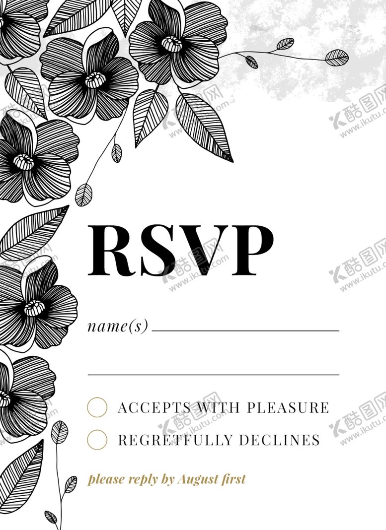 编号：56161809202013439319【酷图网】源文件下载-高端婚礼邀请函设计