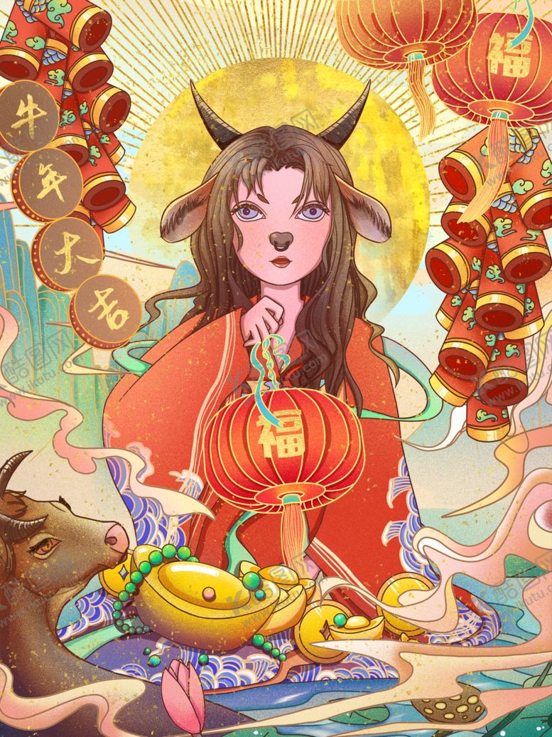编号：15288504061953035559【酷图网】源文件下载-牛年