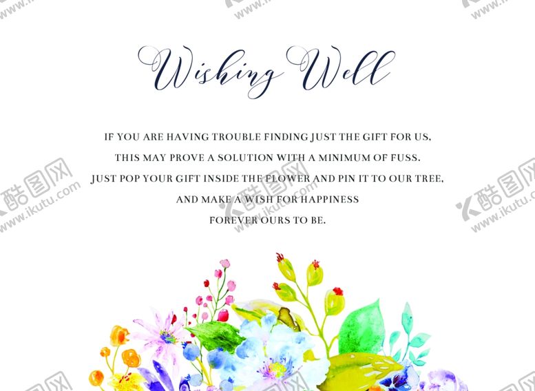 编号：96377309131454405441【酷图网】源文件下载-小清新水彩邀请函设计