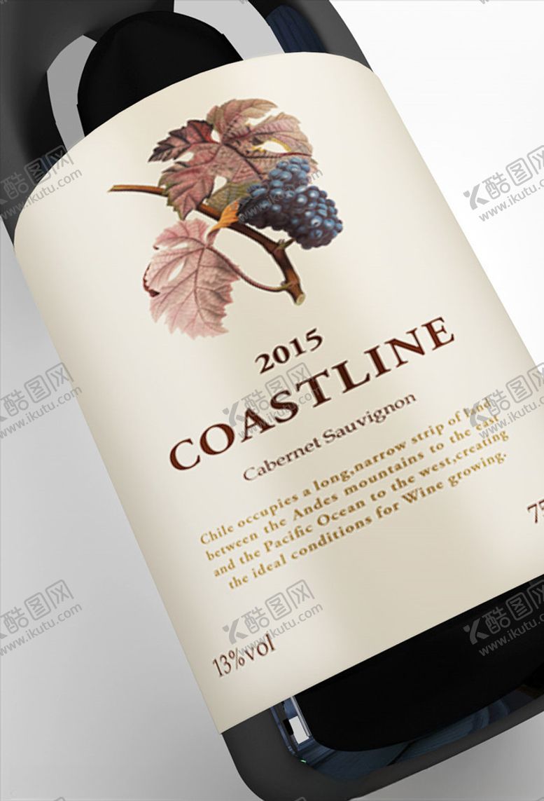 编号：66234710140811403038【酷图网】源文件下载-红酒标