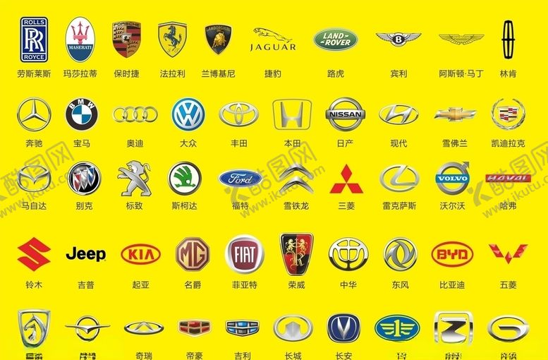 编号：27617809241422325282【酷图网】源文件下载-汽车LOGO