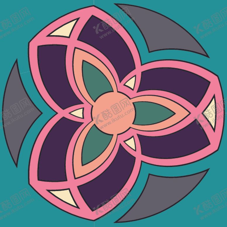 编号：78446710300137243734【酷图网】源文件下载-波西米亚风格花纹图案