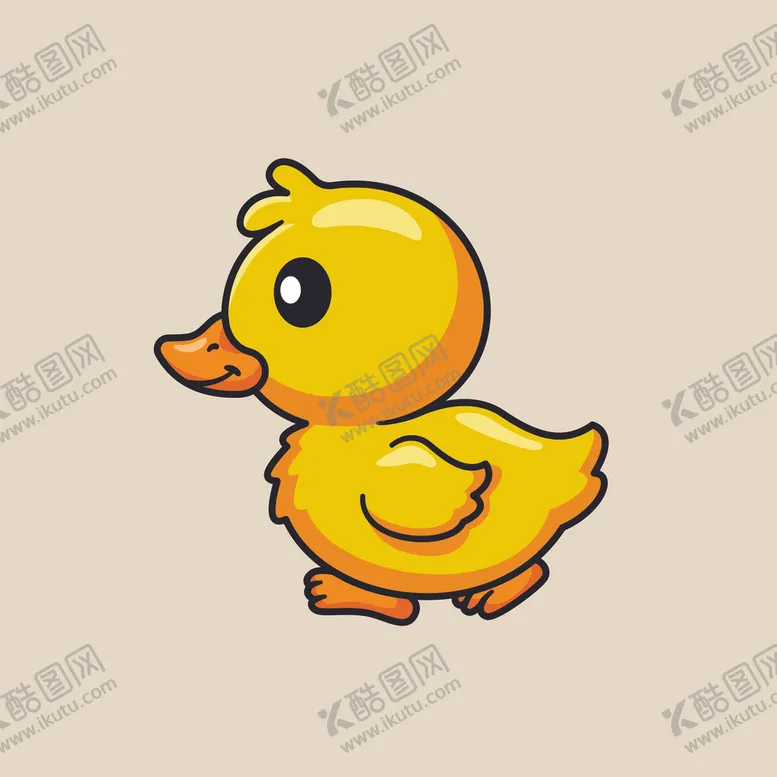 编号：97624202120522123294【酷图网】源文件下载-矢量卡通鸭子