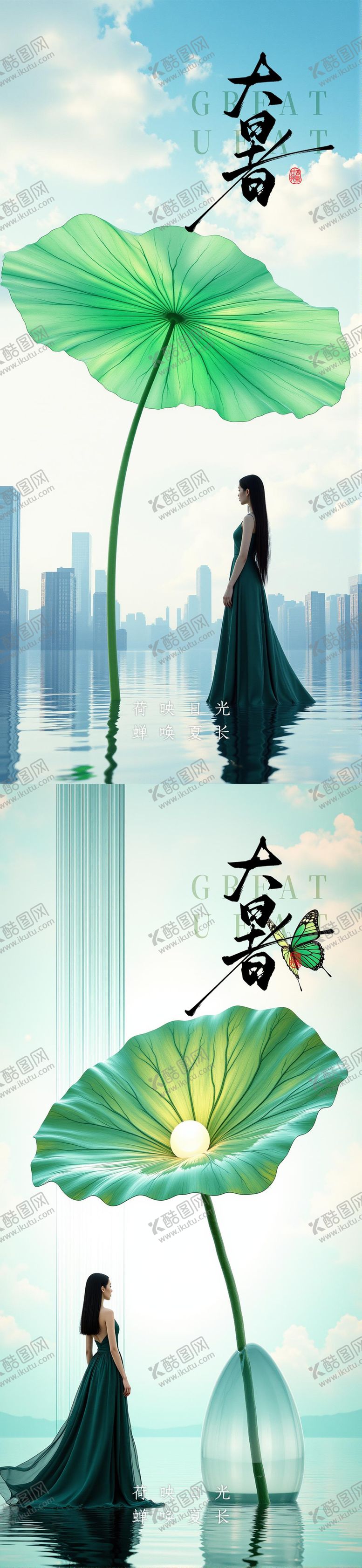 编号：49092807211227308489【酷图网】源文件下载-大暑海报