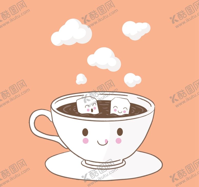 编号：40892510030824308570【酷图网】源文件下载-卡通加糖咖啡