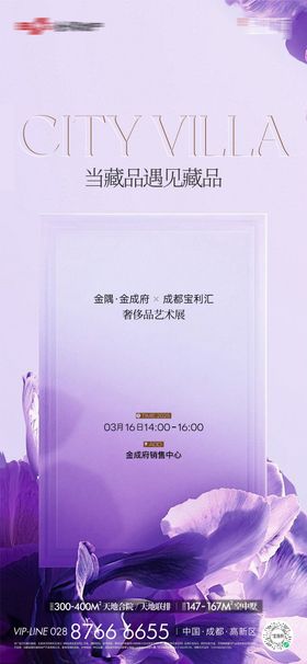 藏品奢侈品活动海报