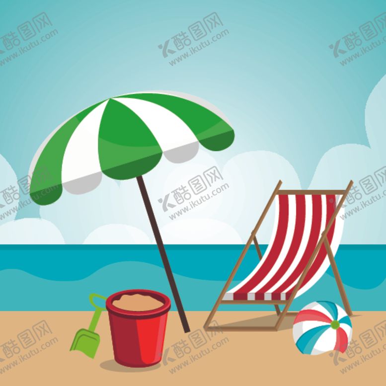 编号：69418310250833492014【酷图网】源文件下载-夏天海报元素