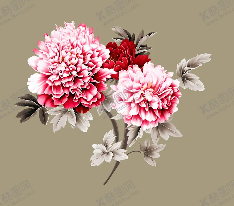 编号：85123409271039052946【酷图网】源文件下载-手绘花朵
