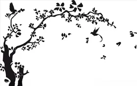 硅藻泥刻花花纹线条矢量