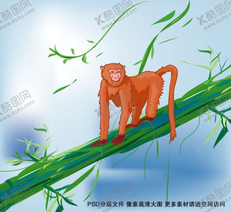 编号：53636304151030342406【酷图网】源文件下载-卡通猴子