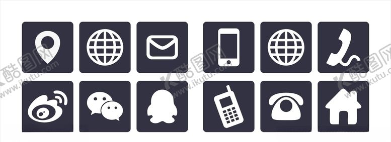 编号：53856010081359377543【酷图网】源文件下载-图标联系方式