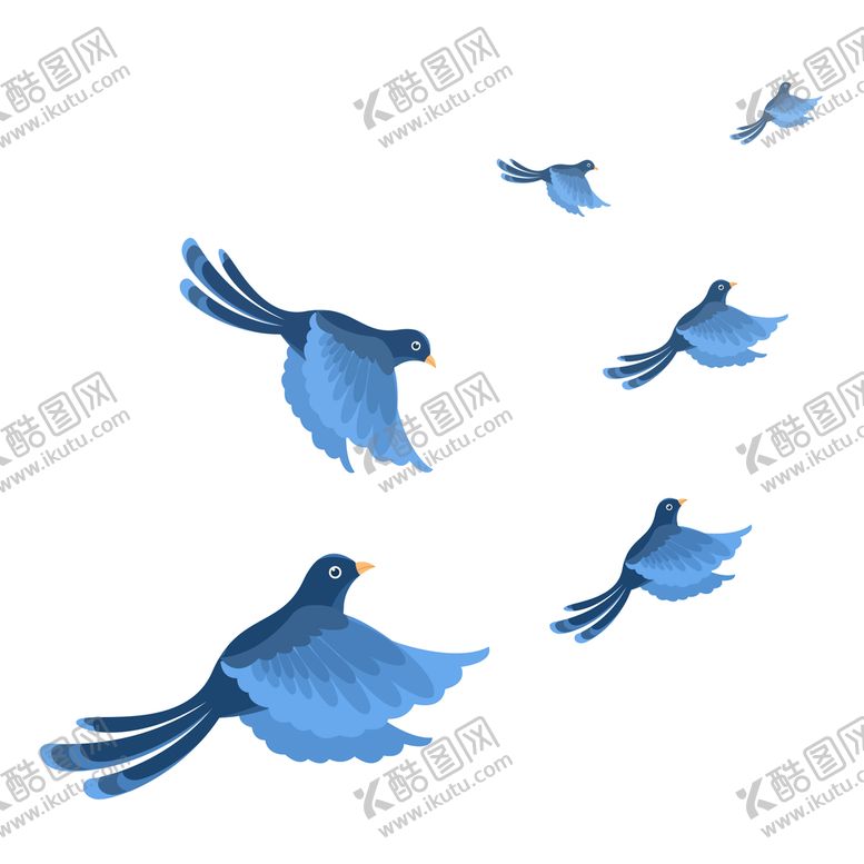 编号：87513009151951119312【酷图网】源文件下载-喜鹊鸟类元素