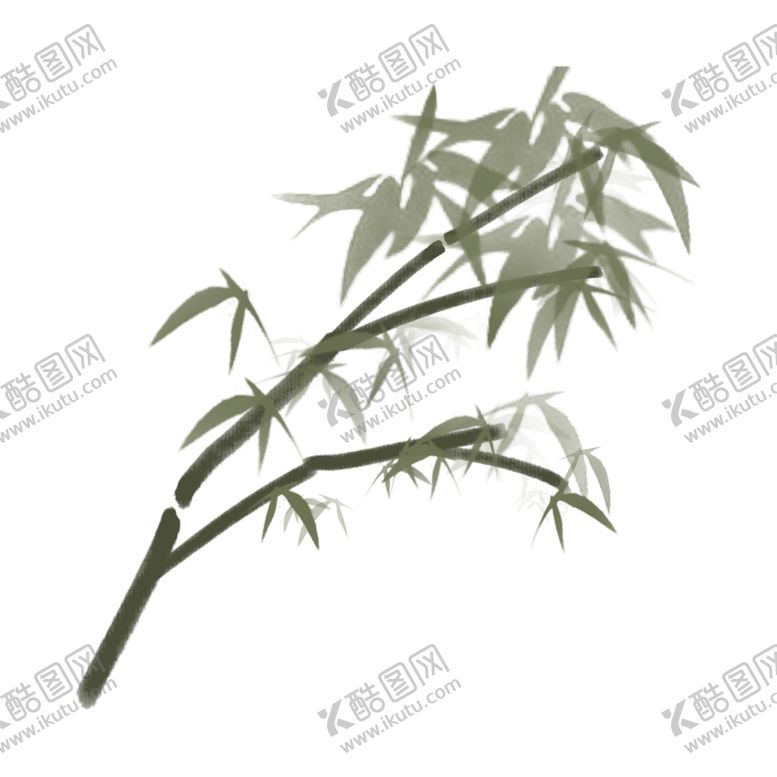 编号：48319509281928022880【酷图网】源文件下载-水墨竹子