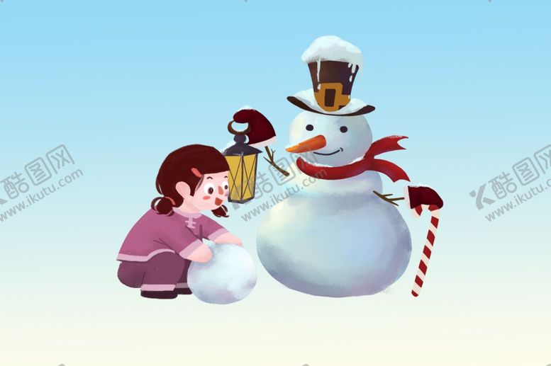 编号：84289105120819574971【酷图网】源文件下载-堆雪人