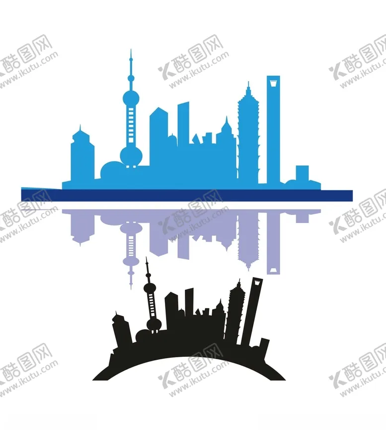 编号：43562412192146367937【酷图网】源文件下载-城市剪影