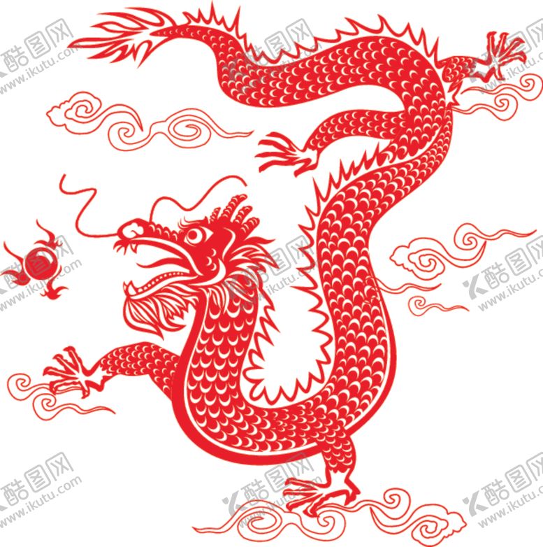 编号：37960510171619175841【酷图网】源文件下载-龙凤纹样矢量