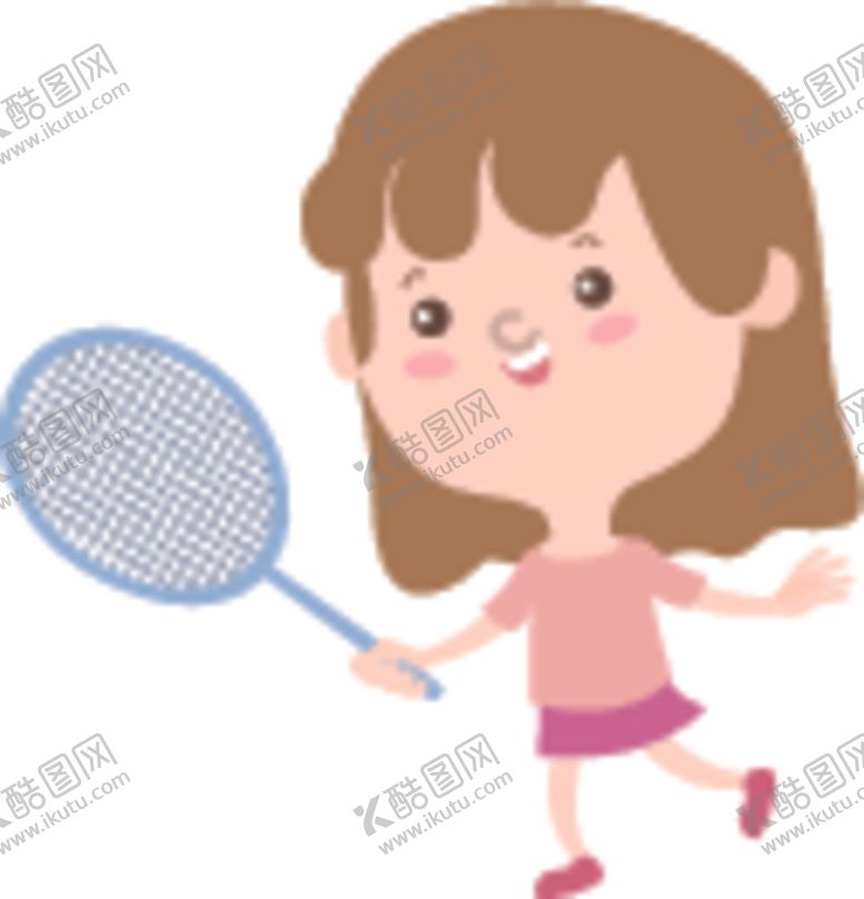 编号：93362307021243576835【酷图网】源文件下载-打羽毛球