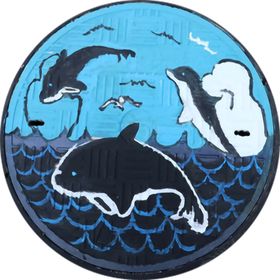 井盖涂鸦