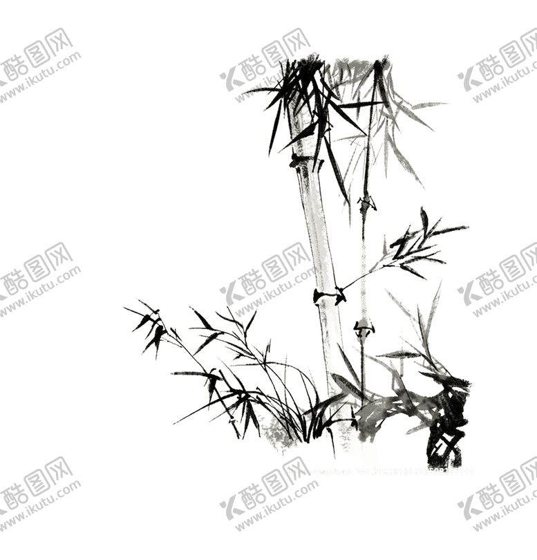 编号：25921907022217067543【酷图网】源文件下载-水墨竹子