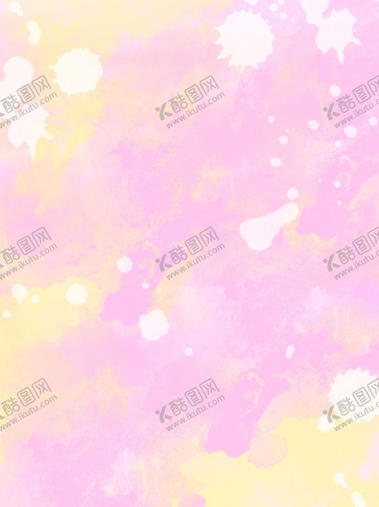 编号：38485405011437336659【酷图网】源文件下载-黄粉撞色水彩效果背景图
