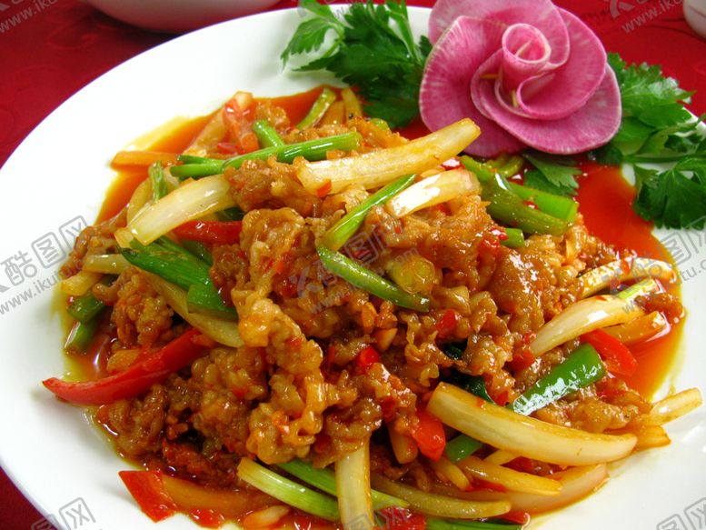洋葱炒肉美食食品金牌美味