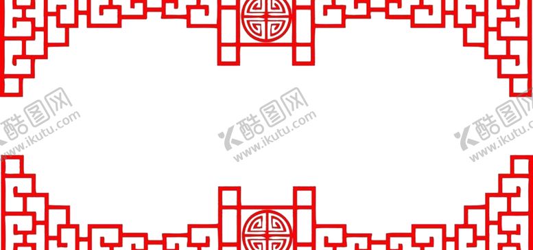 编号：89273906190734107078【酷图网】源文件下载-中国风花纹花边边框素材