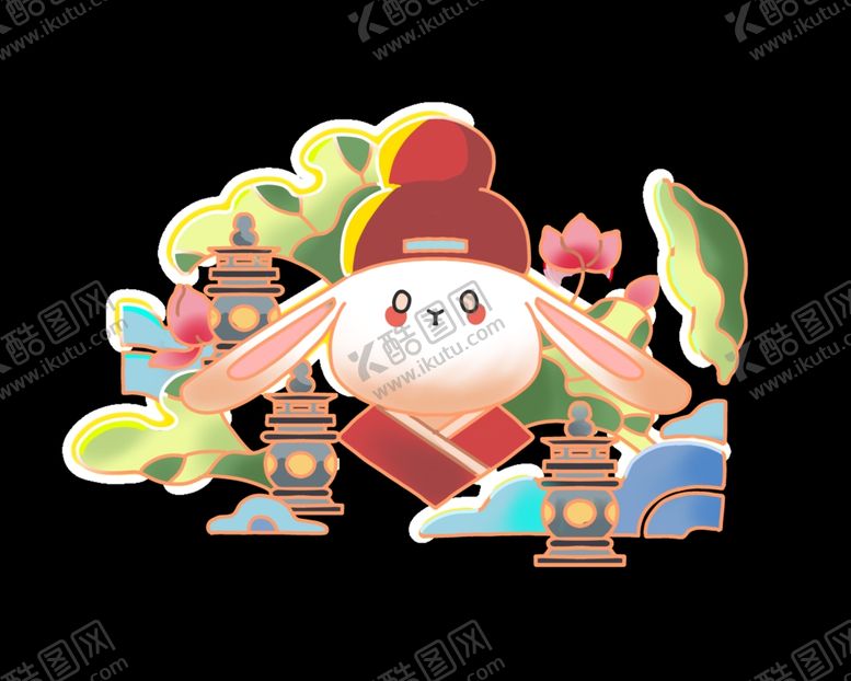 编号：88476502160243322388【酷图网】源文件下载-兔子插画