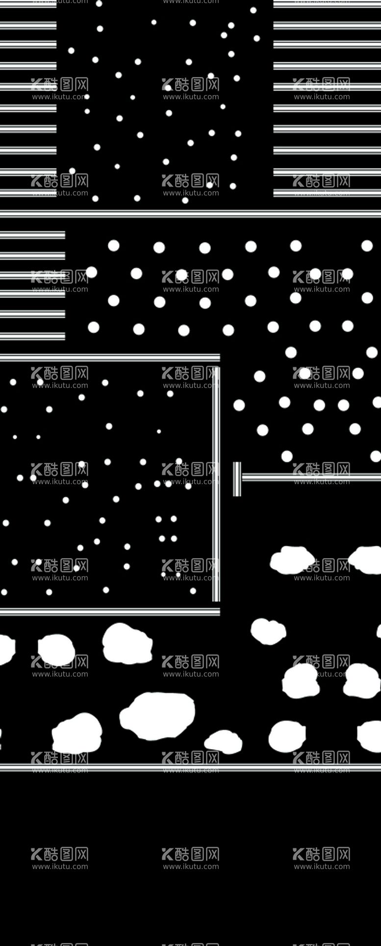 编号：95601809160420589670【酷图网】源文件下载-黑底白画