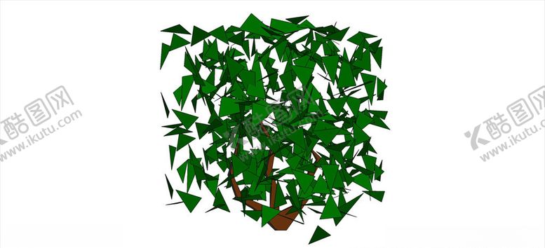 编号：40521410031653559230【酷图网】源文件下载-灌木模型