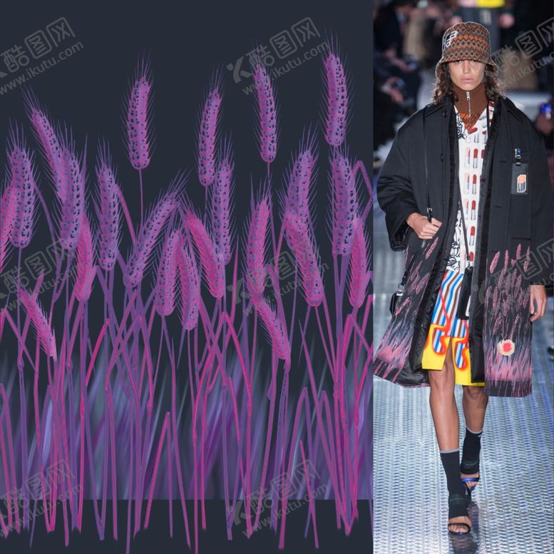 编号：80713510031054478730【酷图网】源文件下载-大牌女装狗尾巴草