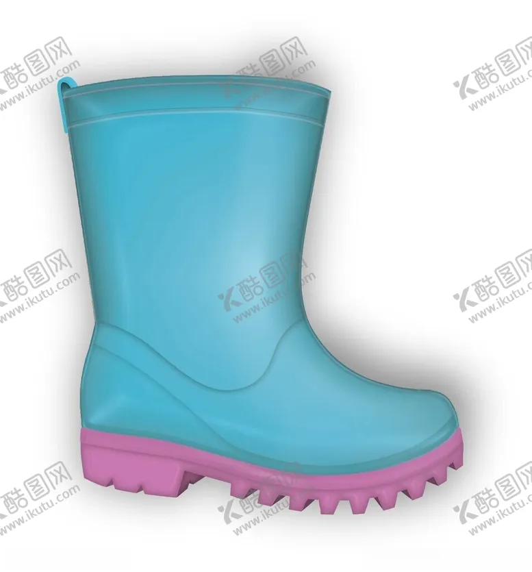编号：36395303071343195246【酷图网】源文件下载-雨鞋矢量鞋子