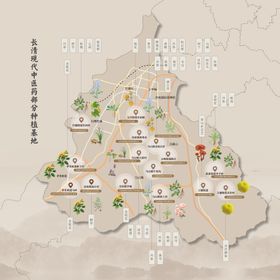 中医药地图设计