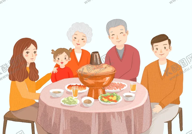 编号：60289906301004115496【酷图网】源文件下载-卡通家庭