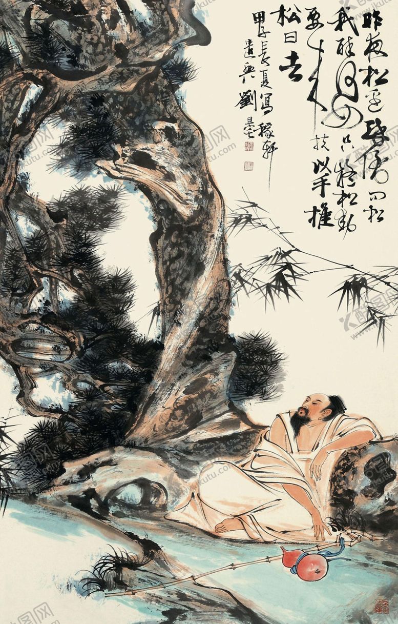 编号：61874809271903551978【酷图网】源文件下载-刘旦宅国画中国画传统画