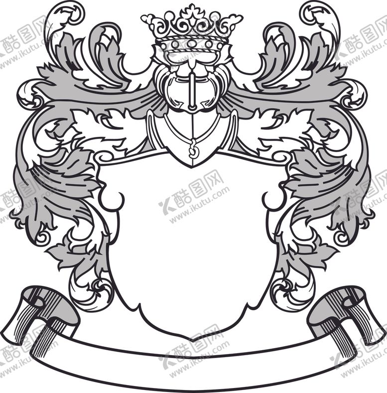 编号：53796509160347573595【酷图网】源文件下载-皇冠盾牌