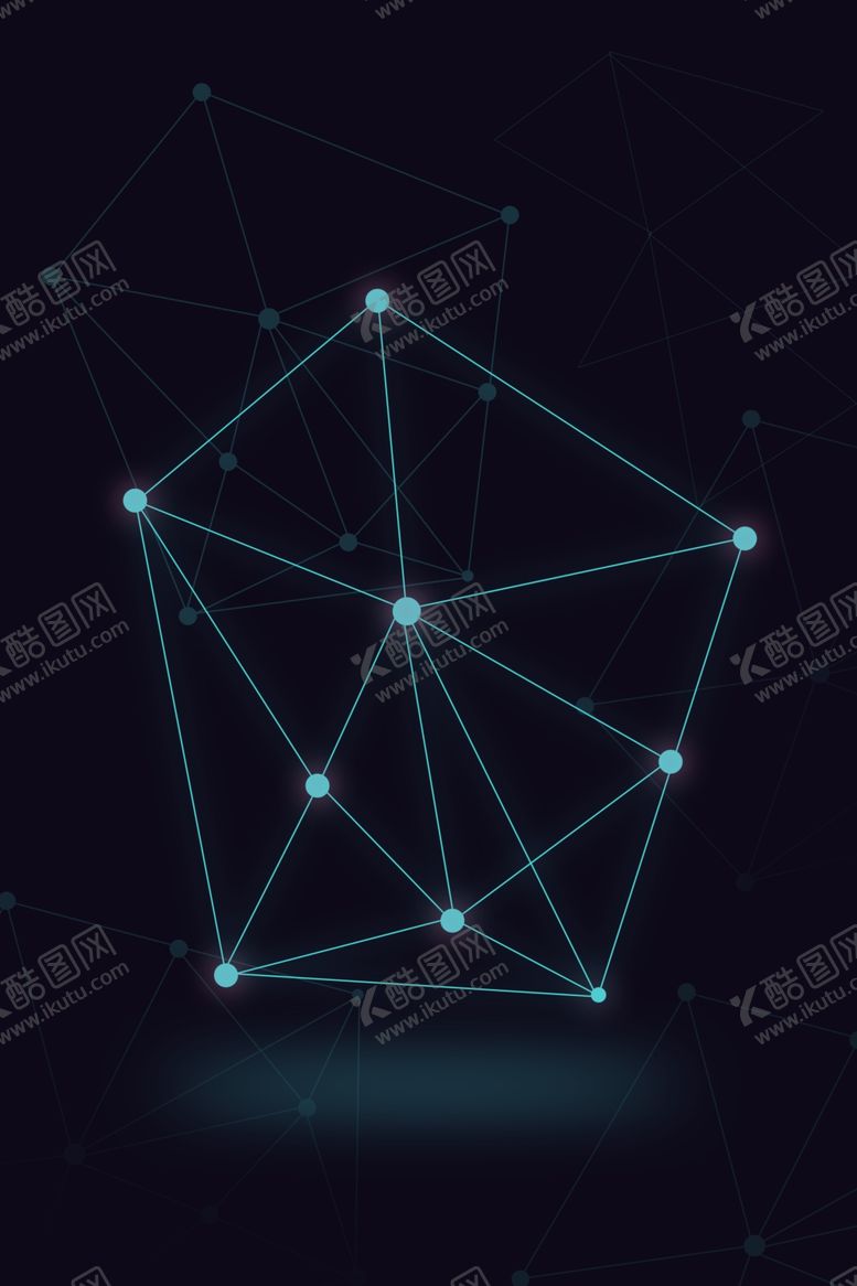 编号：17204007132339412572【酷图网】源文件下载-不规则多边形线条网格背景