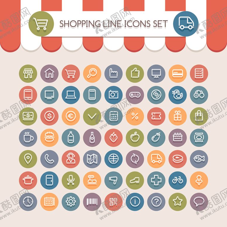 编号：76502804031249044229【酷图网】源文件下载-简约图标