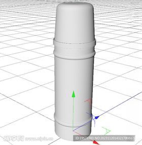 C4D模型热水瓶