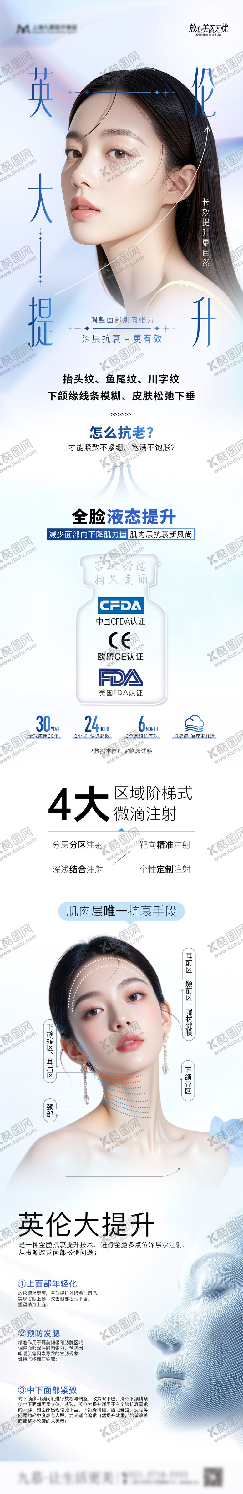 编号：35512608061800115357【酷图网】源文件下载-医美英伦大提升营销科普海报