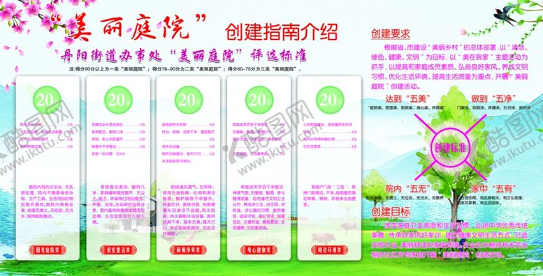 编号：68532009200313484279【酷图网】源文件下载-美丽庭院建设