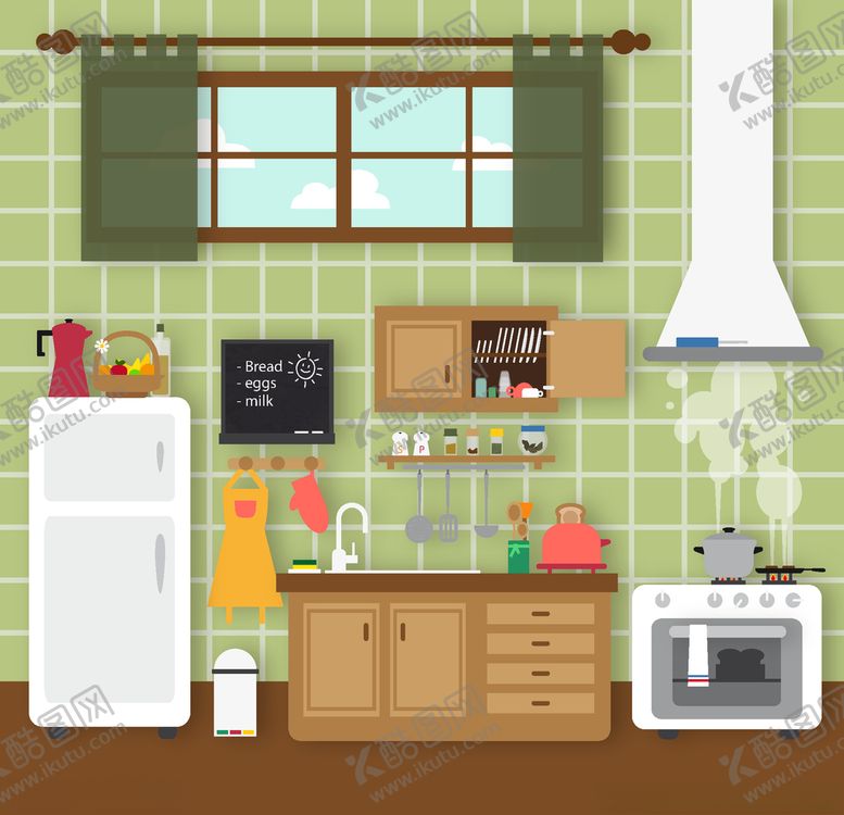 编号：60123310300350316591【酷图网】源文件下载-厨房相关