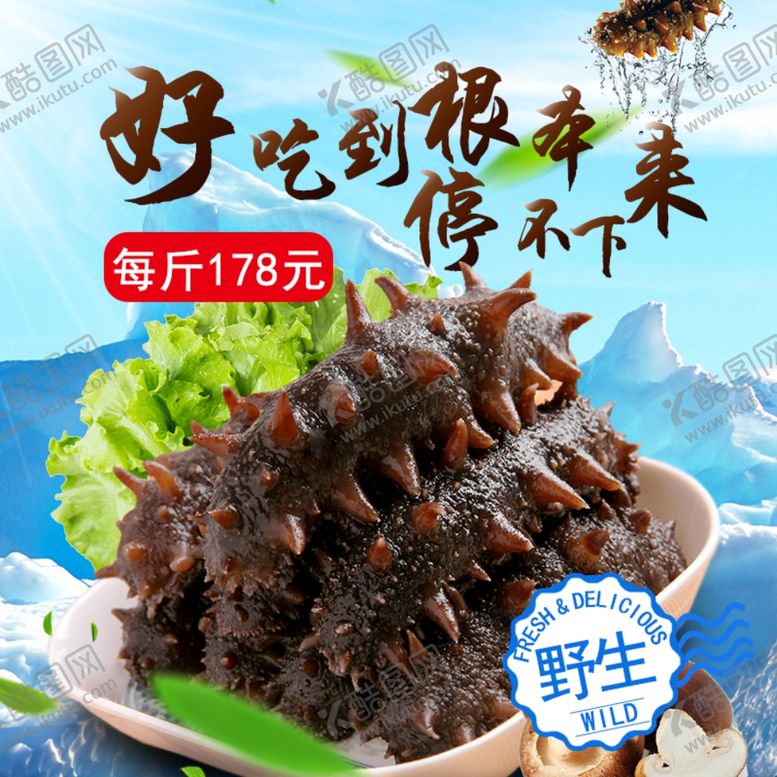 编号：76249510290151199405【酷图网】源文件下载-滨海海参