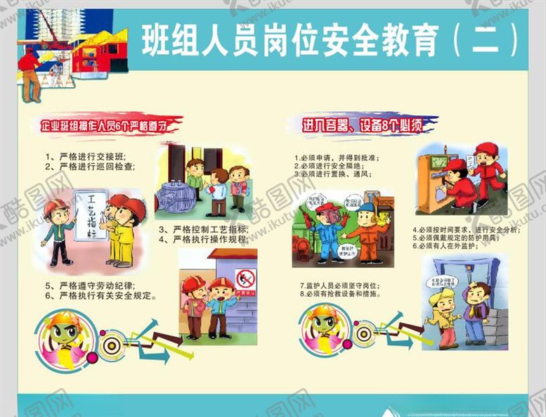 编号：92660804292245185730【酷图网】源文件下载-班组人员岗位安全教育