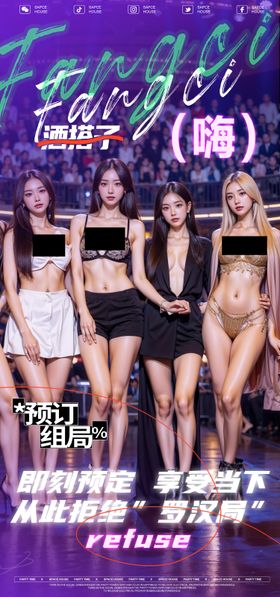 酒吧ktv美女邀约预定海报